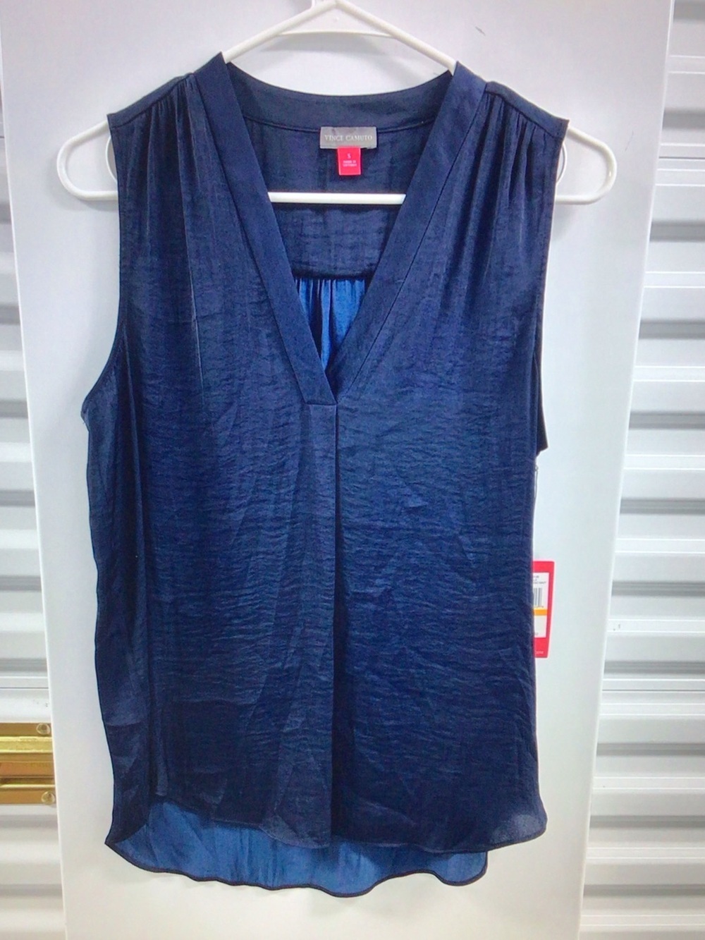 Vince Camuto Navy Sleeveless V-Neck Camisole